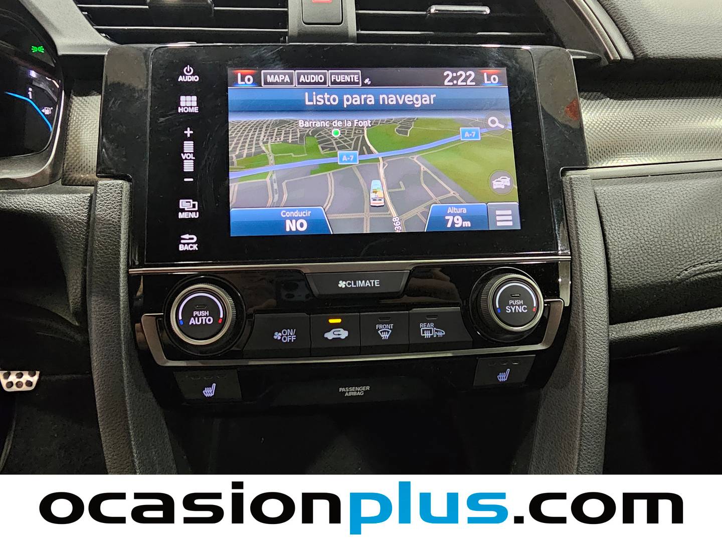 Extras y acabados del Honda Civic Honda Civic 1.0 I-VTEC TURBO Elegance Navi (129 CV)