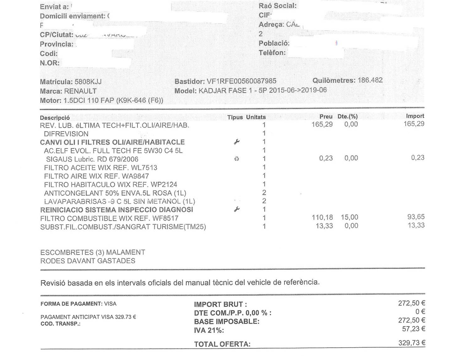Foto Renault Kadjar Renault Kadjar Tech Road Energy dCi (110 CV)