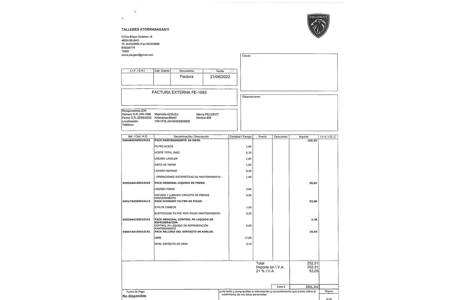 Peugeot 308 SW 2.0 BlueHDi GT Line - foto 29