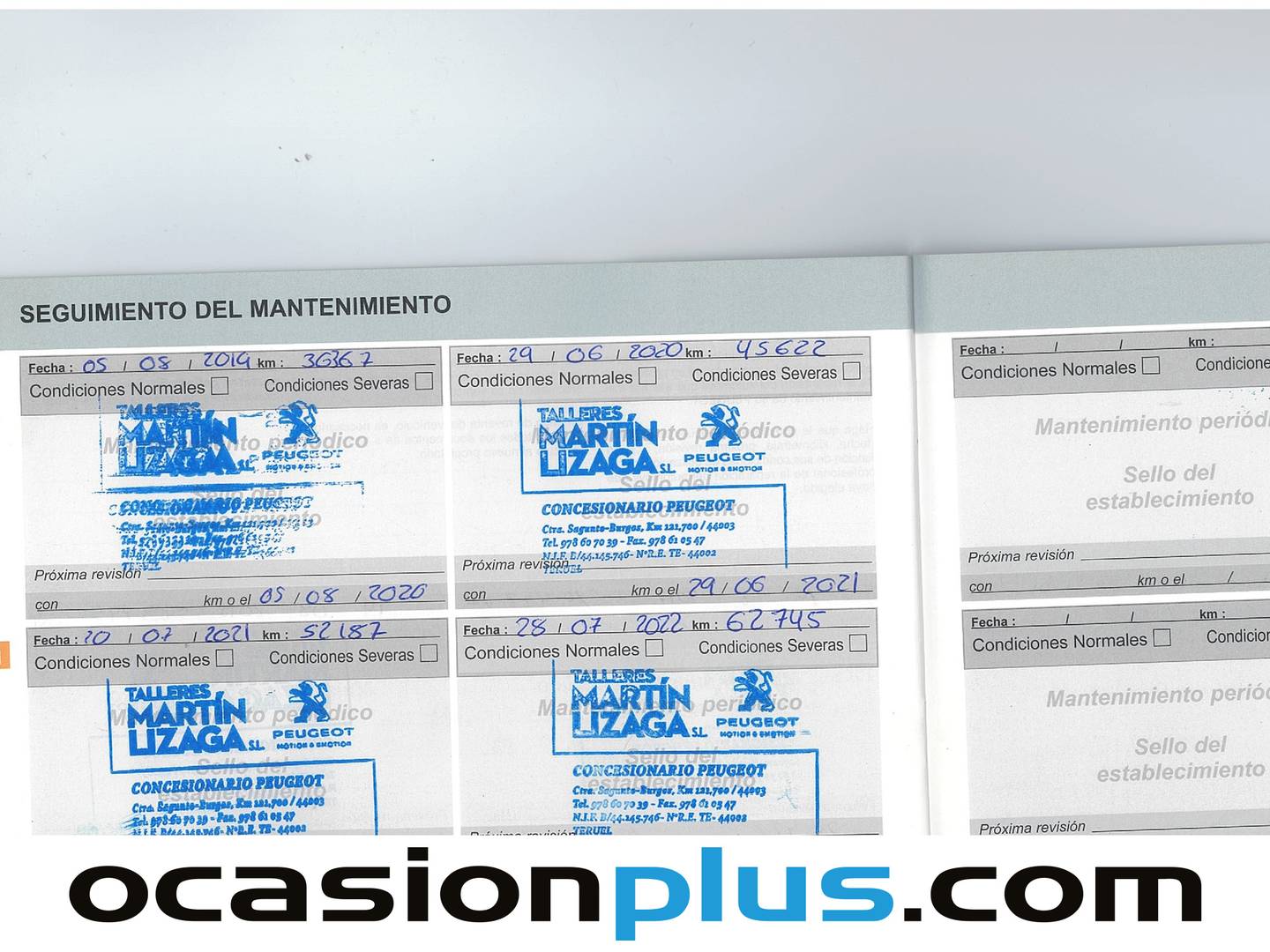 Foto del mantenimiento del Peugeot 308 Peugeot 308 BlueHDi 100 Style (100 CV)