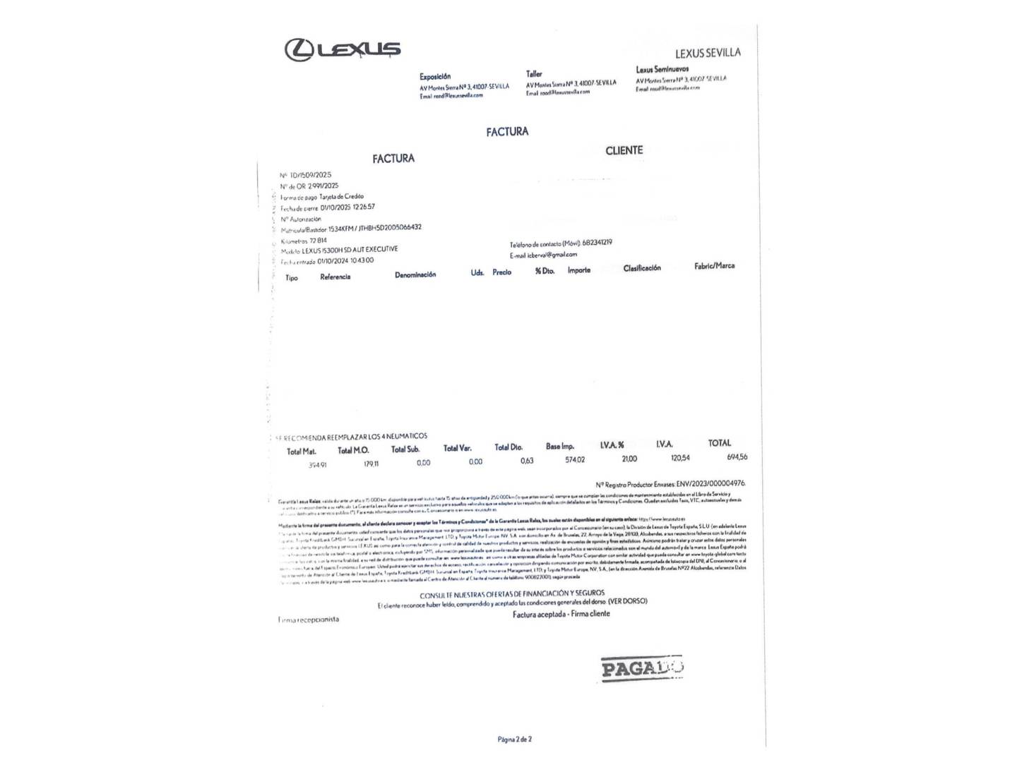 Foto Lexus IS Lexus IS 300h Executive (223 CV)