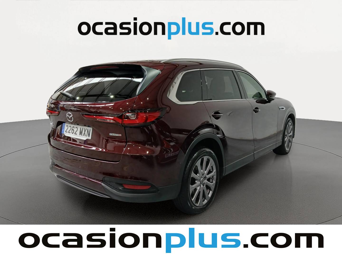 Foto trasera Mazda CX-80 Mazda CX-80 e-SKYACTIV D MHEV Exclusive-Line Plus (254 CV) 7 Plazas derecha
