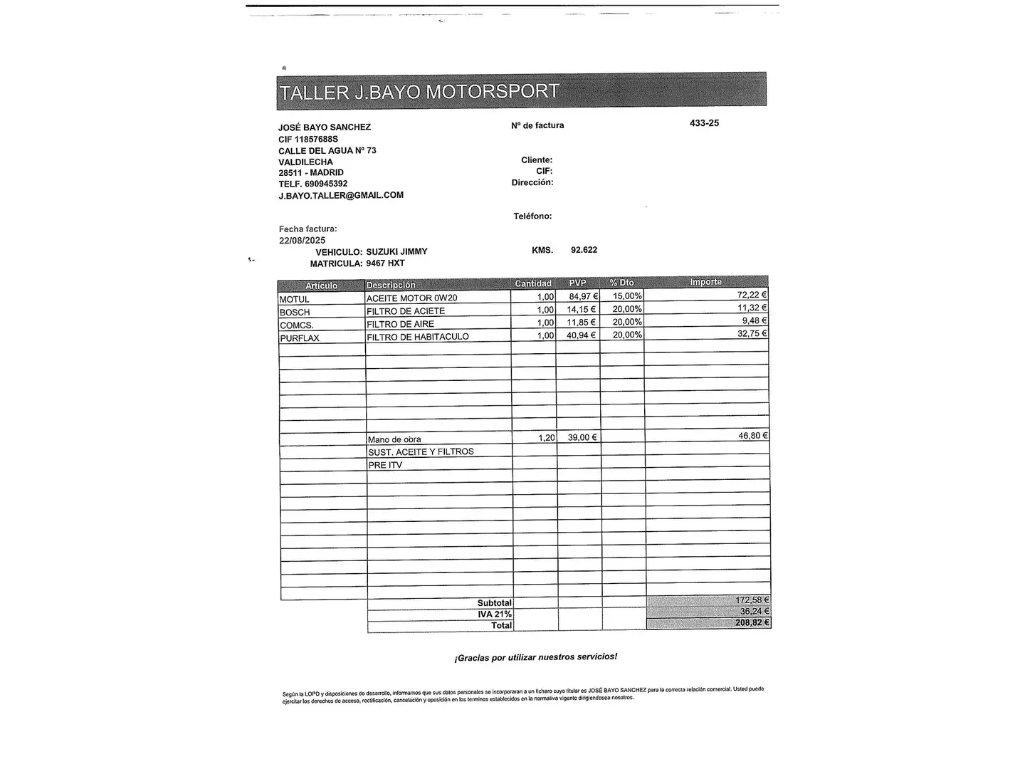Foto Suzuki Jimny Suzuki Jimny 1.3 JLX (85 CV)