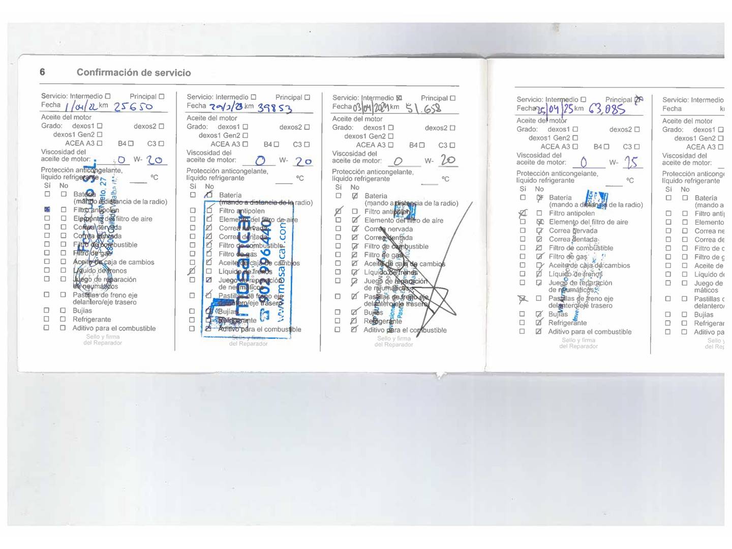 Foto del mantenimiento del Opel Insignia Opel Insignia 1.5 Turbo XFL 120 Aniversario (140 CV)