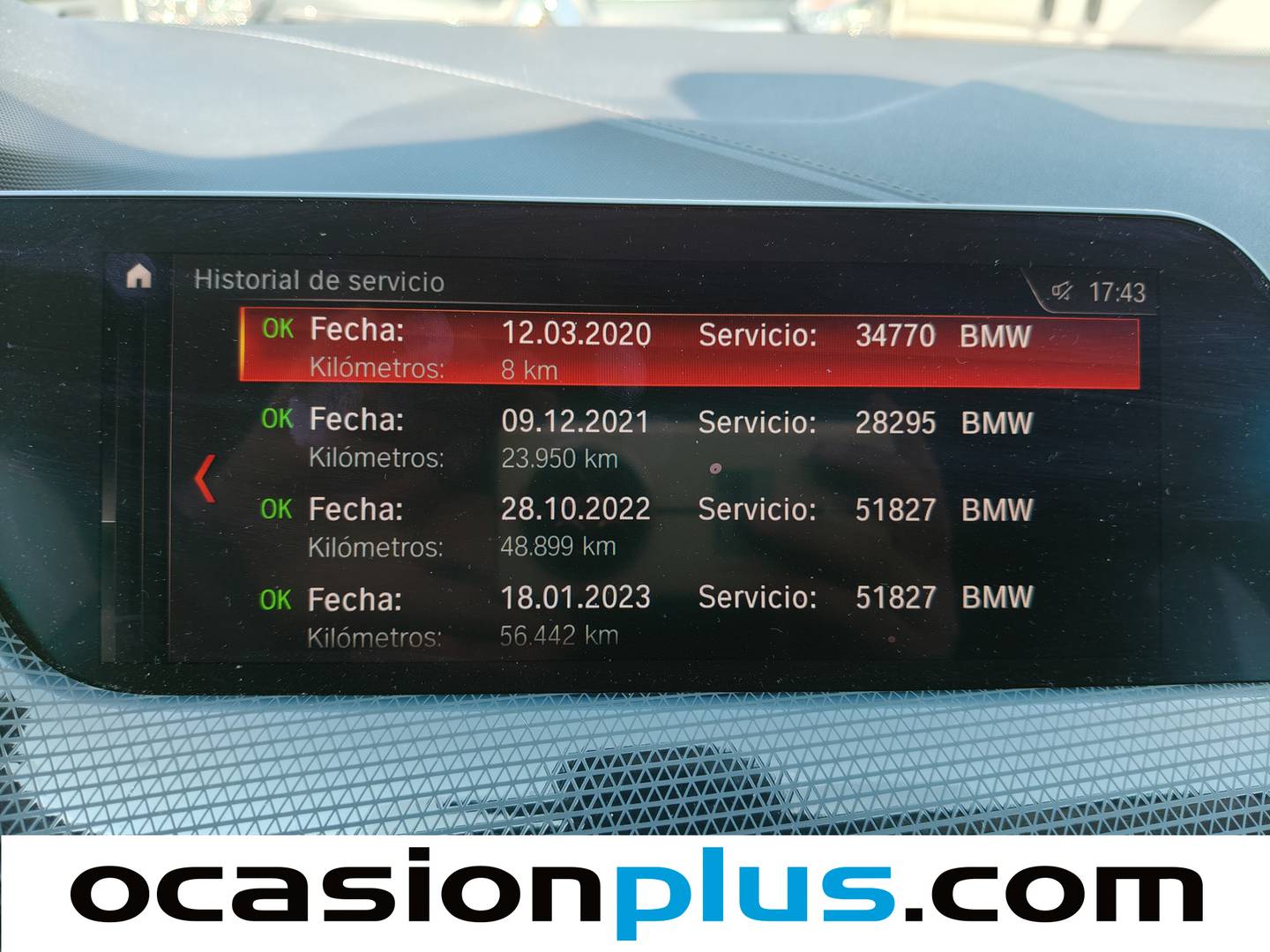 Foto del mantenimiento del BMW Serie 1 BMW Serie 1 116d (116 CV)