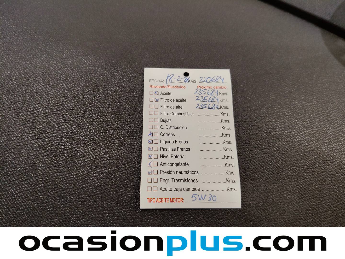 Foto del mantenimiento del Peugeot 3008 Peugeot 3008 PureTech 130 S&S Active (130 CV)
