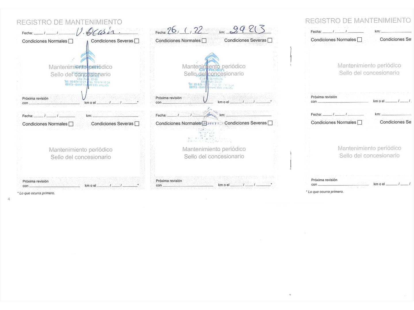 Foto del mantenimiento del Citroën C3 Citroën C3 PureTech 110 S&S Shine EAT6 (110 CV)