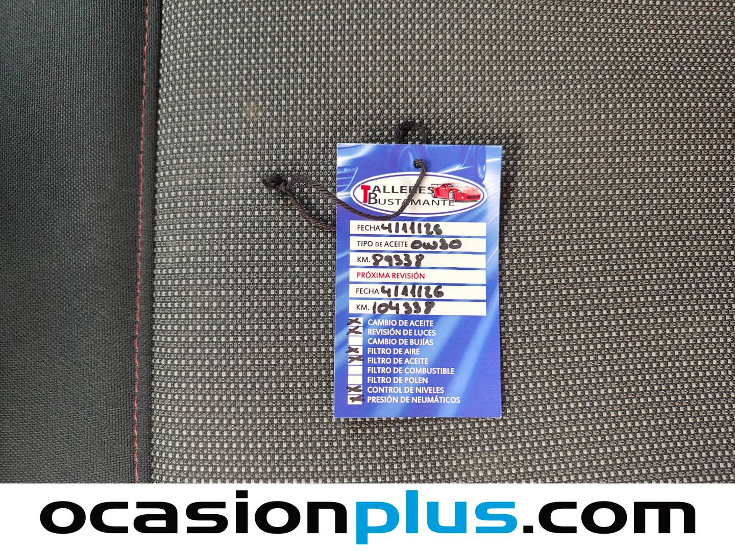 Foto del mantenimiento del Citroën C4 Cactus Citroën C4 Cactus PureTech 110 S&S Shine EAT6 (110 CV)