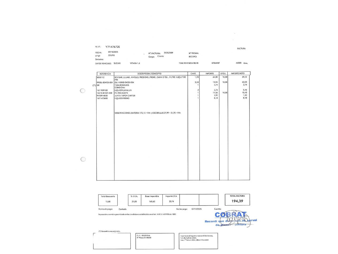 Foto Suzuki Vitara Suzuki Vitara 1.5 Hybrid GLE Strong 4WD Auto (116 CV)