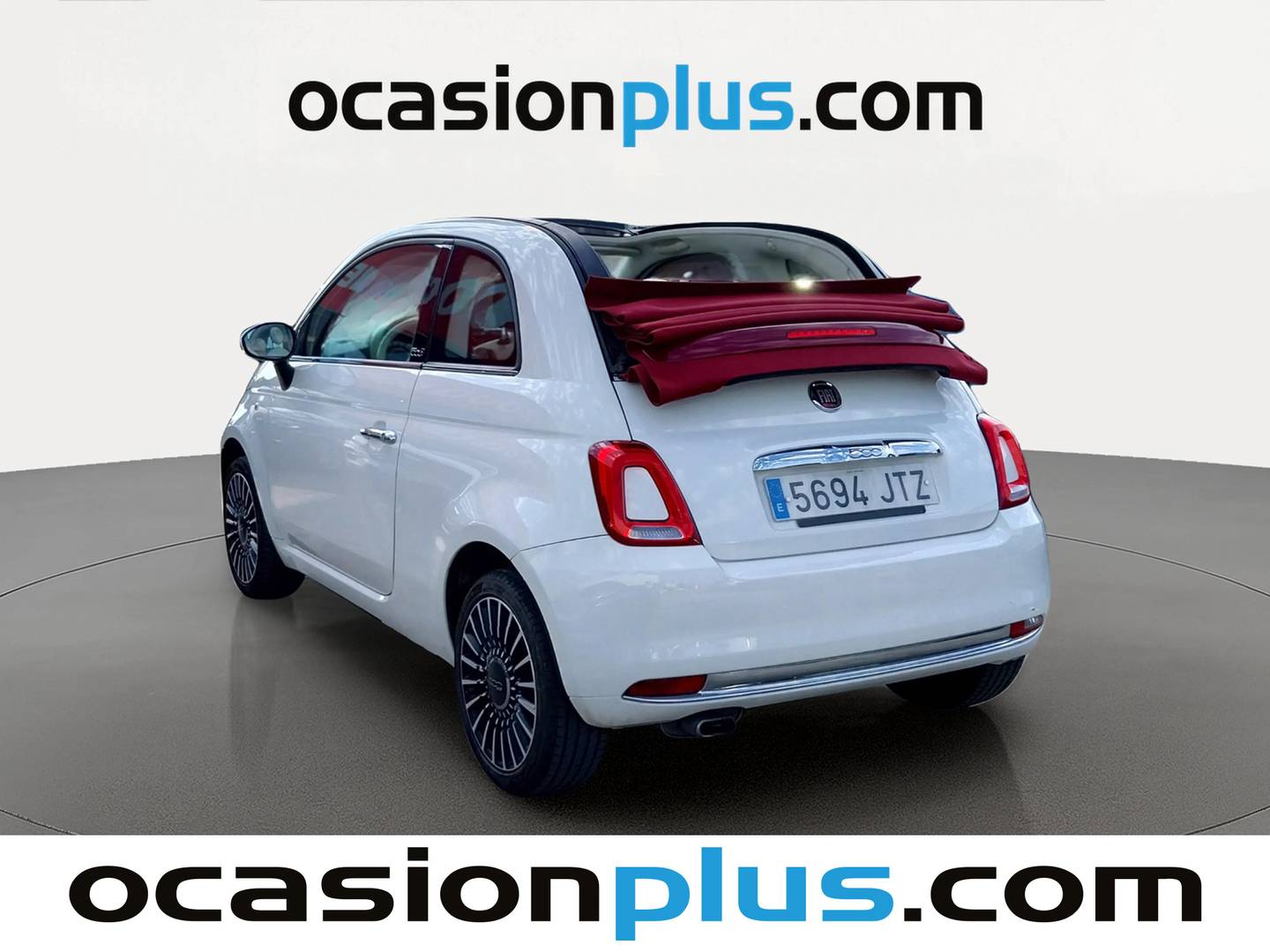 Foto trasera Fiat 500C Fiat 500C 1.2 8v Cabrio Lounge (69 CV) derecha