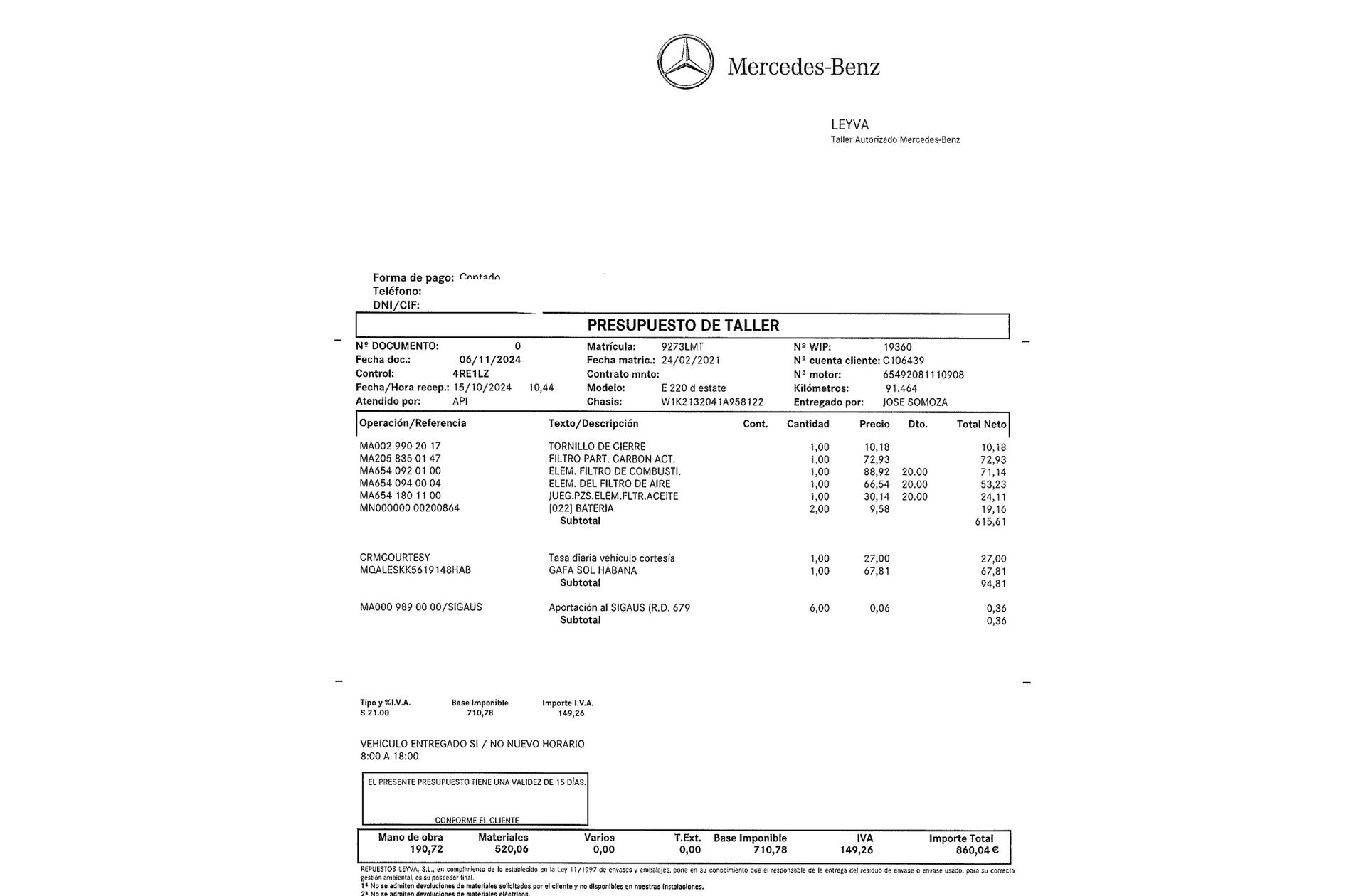 Mercedes-Benz Clase E E 220 d Estate Pack AMG - foto 26