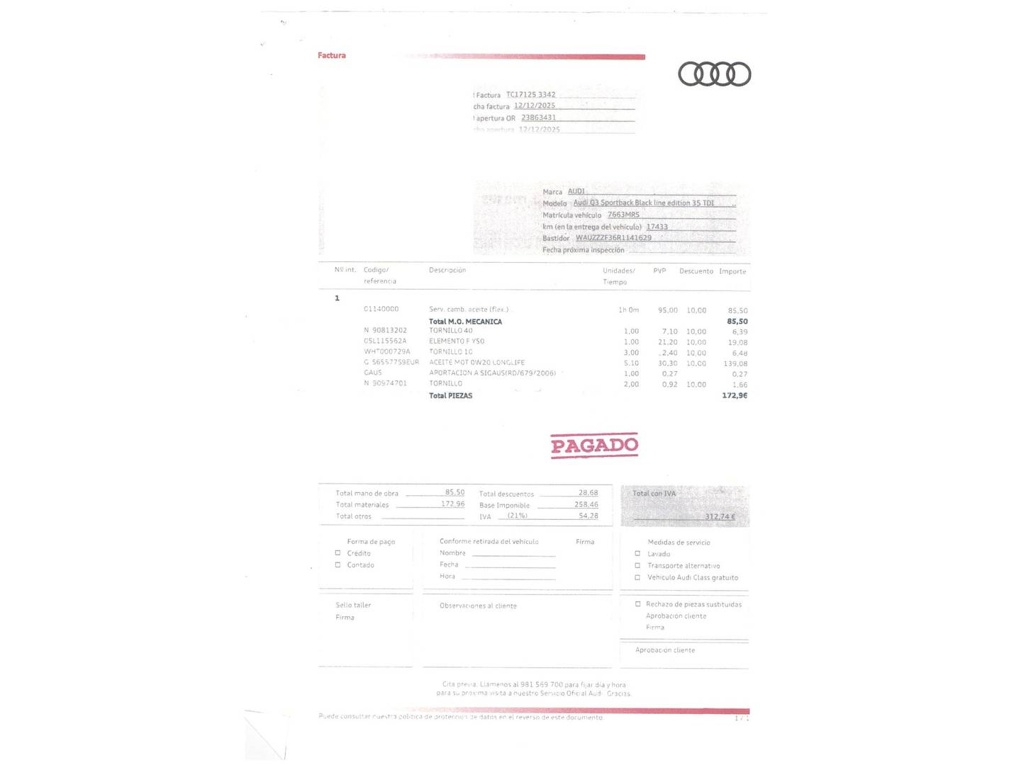 Foto Audi Q3 Sportback Audi Q3 Sportback Black line 35 TDI (150 CV) S tronic