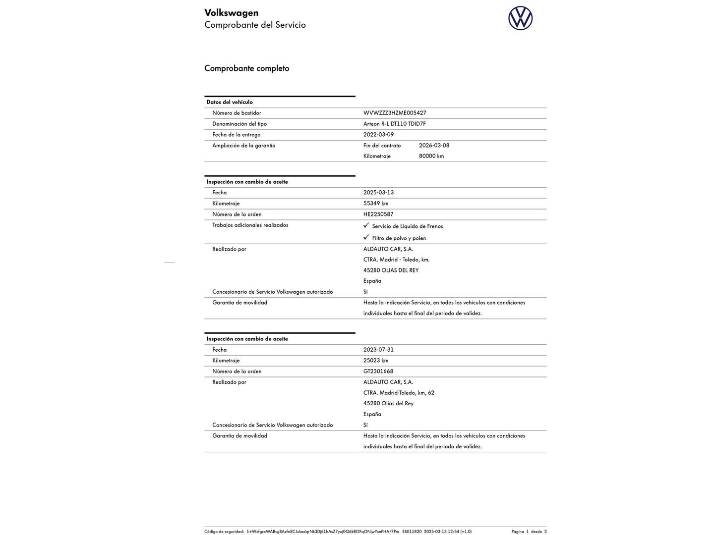 Volkswagen Arteon Volkswagen Arteon R-Line 2.0 TDI (150 CV) DSG 150cv