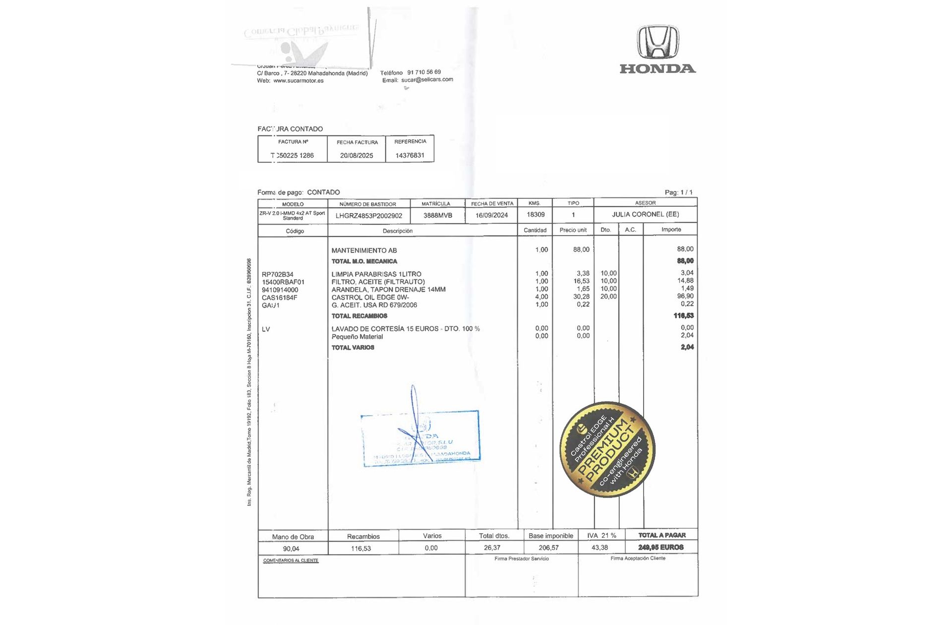 Honda ZR-V 2.0 i-MMD Sport CVT - foto 24