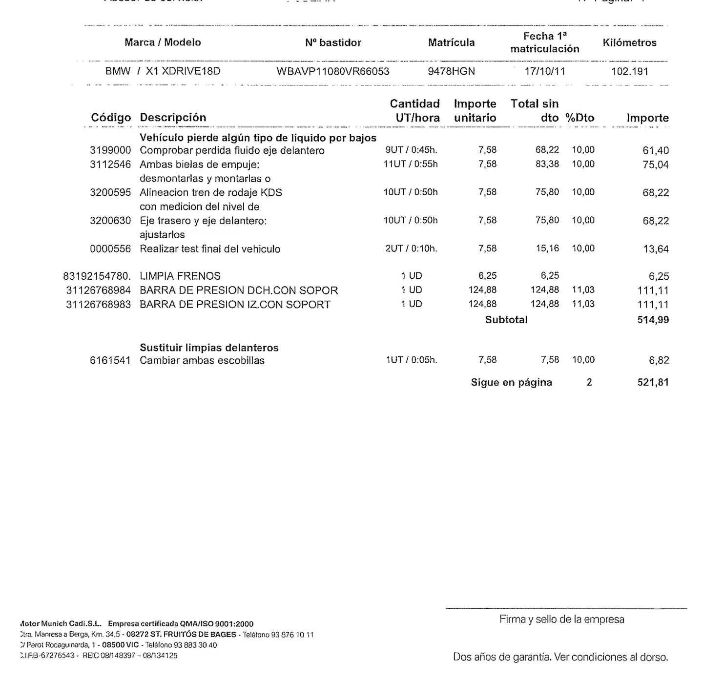 Mantenimiento