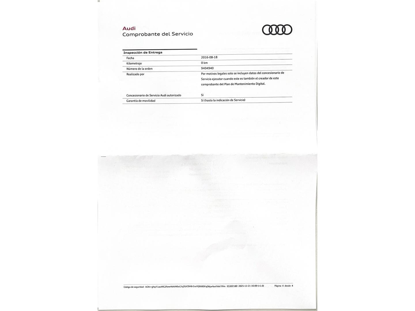 Foto del mantenimiento del Audi Q3 Audi Q3 sport edition 2.0 TDI quattro (150 CV) S tronic