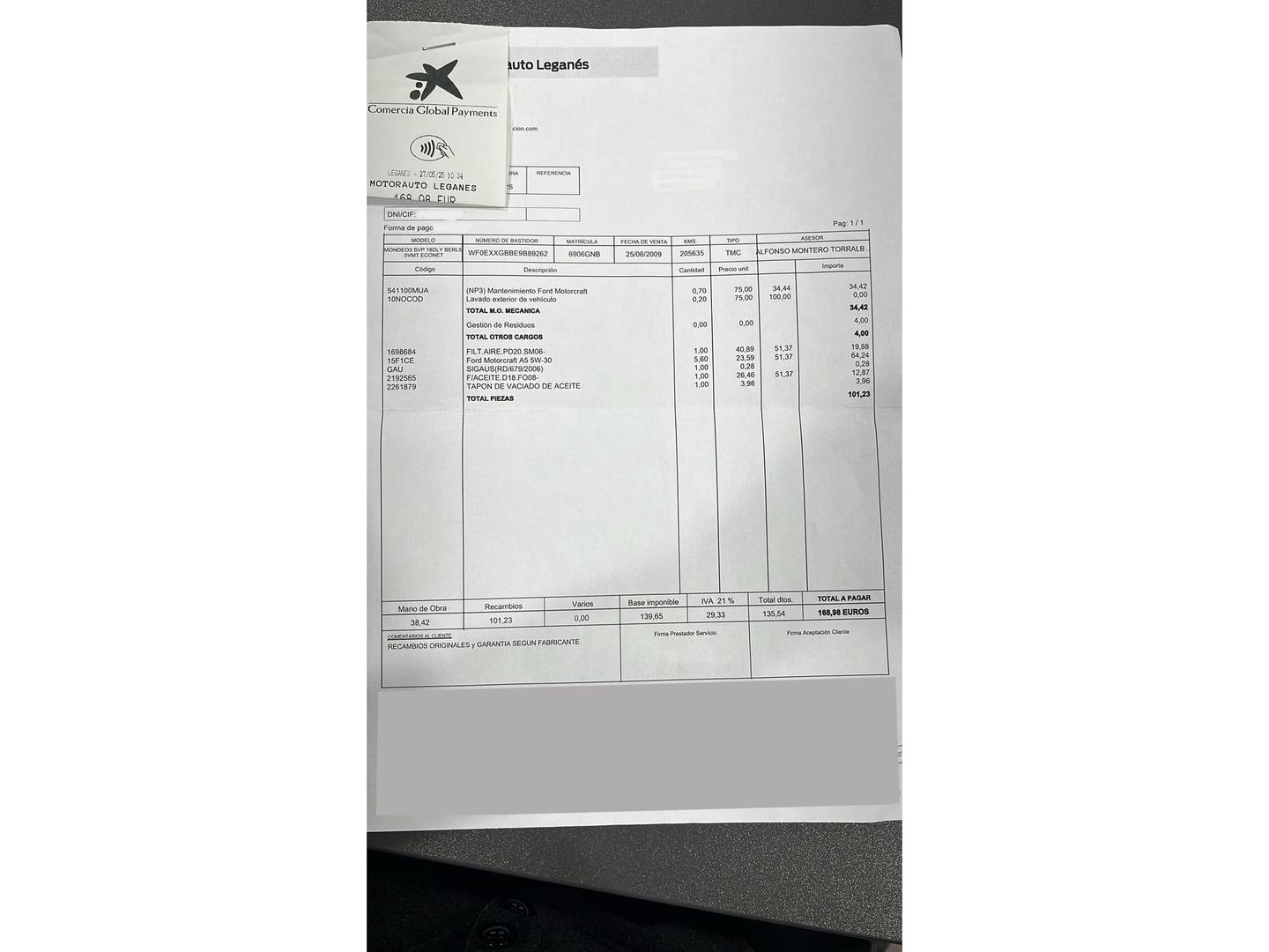 Foto Ford Mondeo Ford Mondeo 1.8 TDCI Econetic (125 CV)