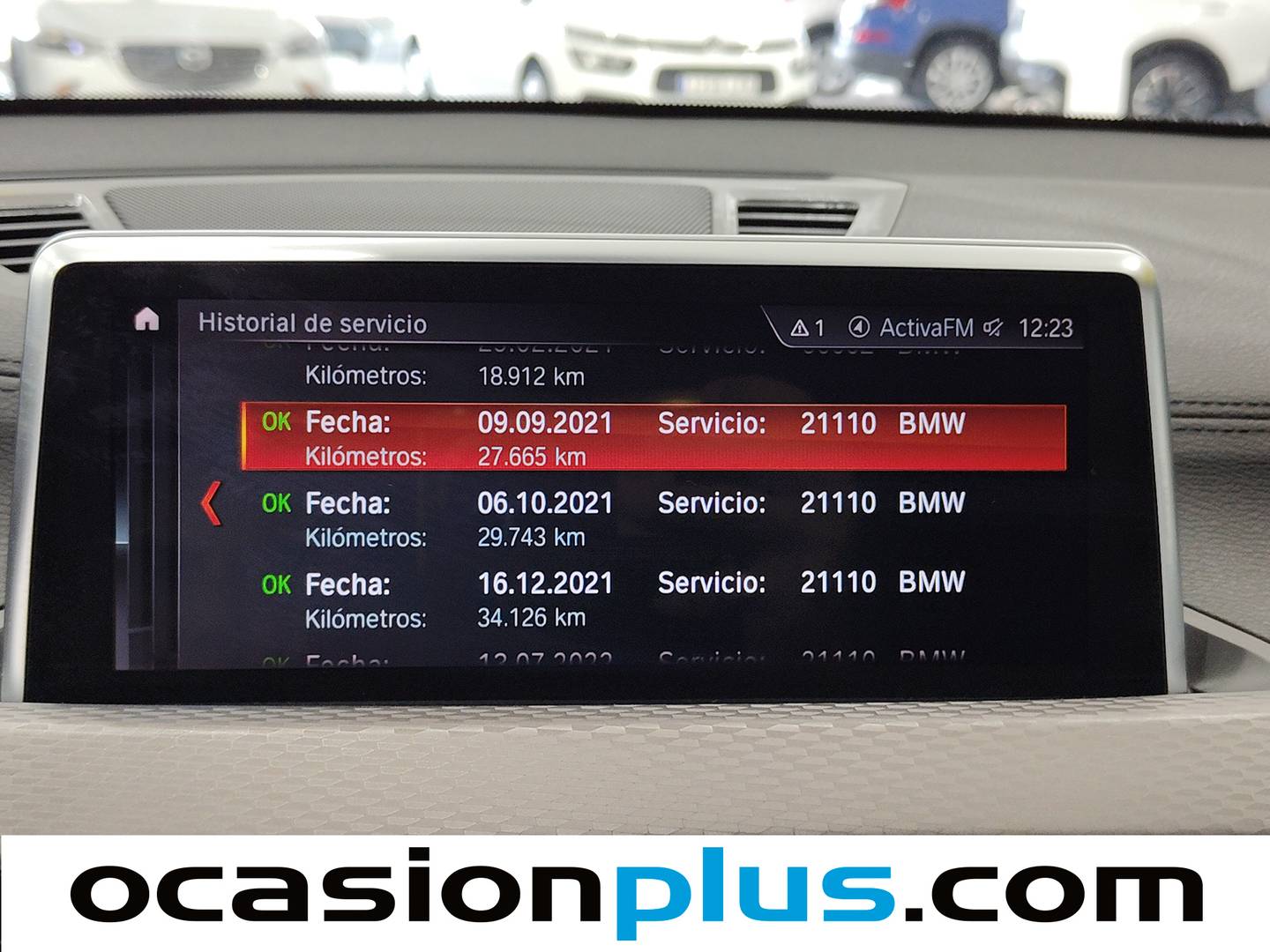 Foto del mantenimiento del BMW X2 BMW X2 sDrive18d (150 CV) Pack M