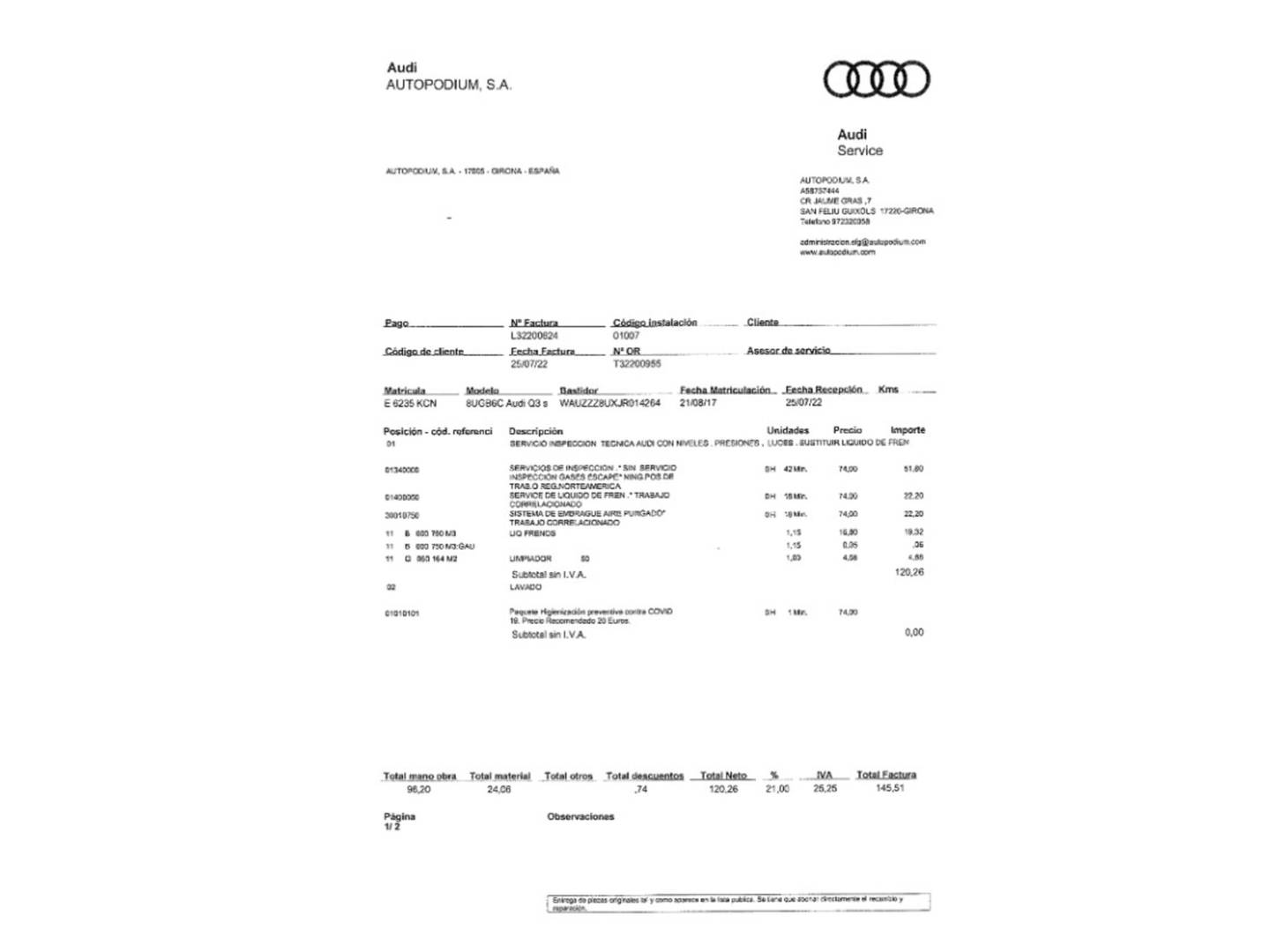 Foto Audi Q3 Audi Q3 sport edition 1.4 TFSI CoD  (150 CV)