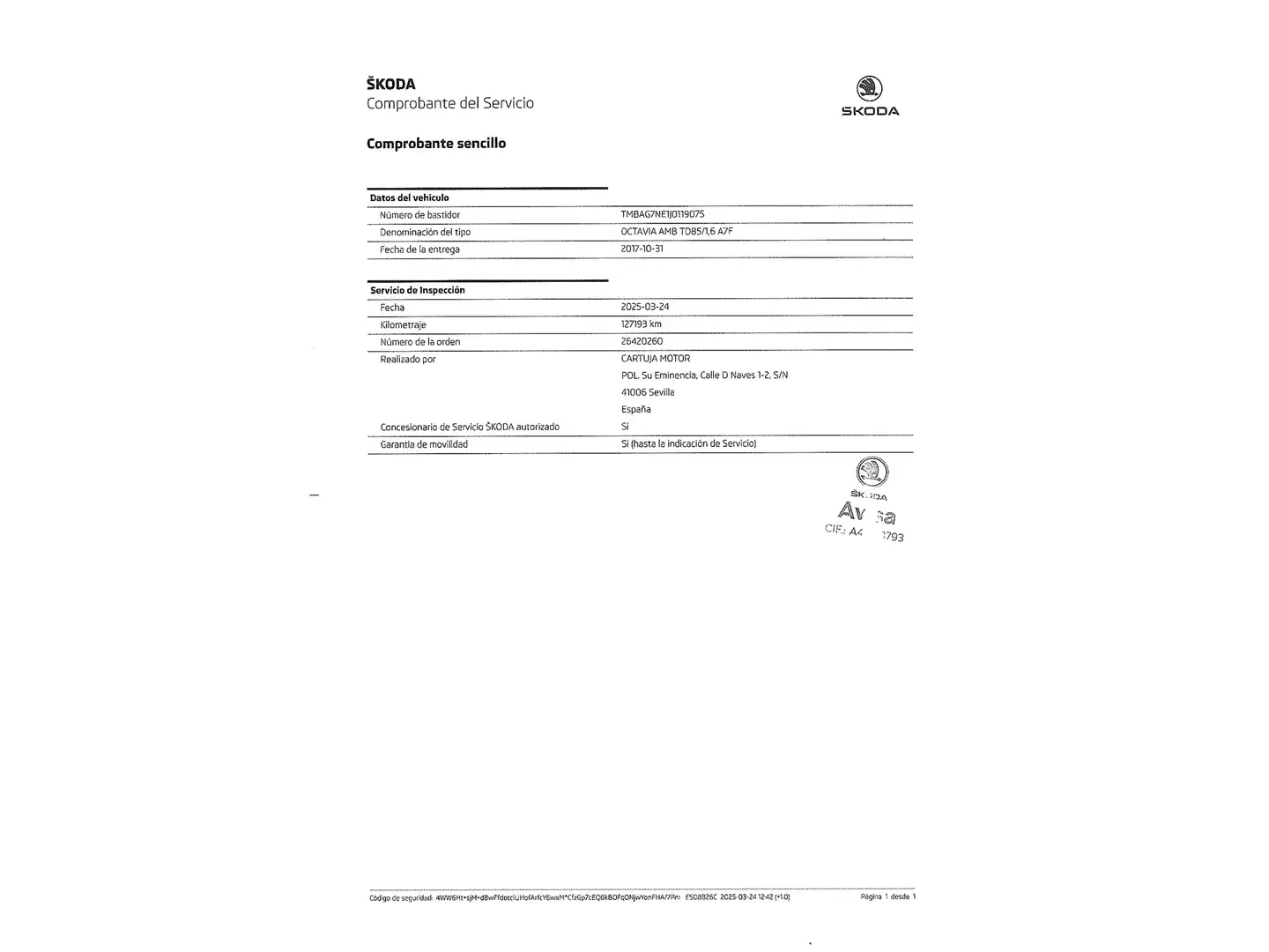 Foto Skoda Octavia Skoda Octavia 1.6 TDI CR Ambition DSG (115 CV)