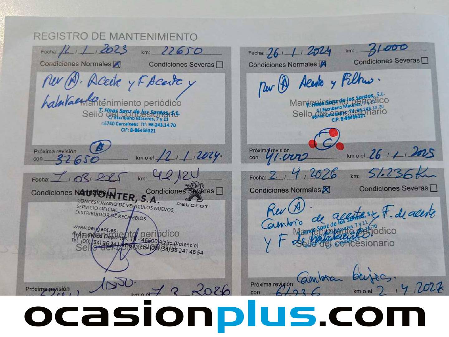 Foto del mantenimiento del Peugeot 2008 Peugeot 2008 PureTech 130 S&S Allure (130 CV)