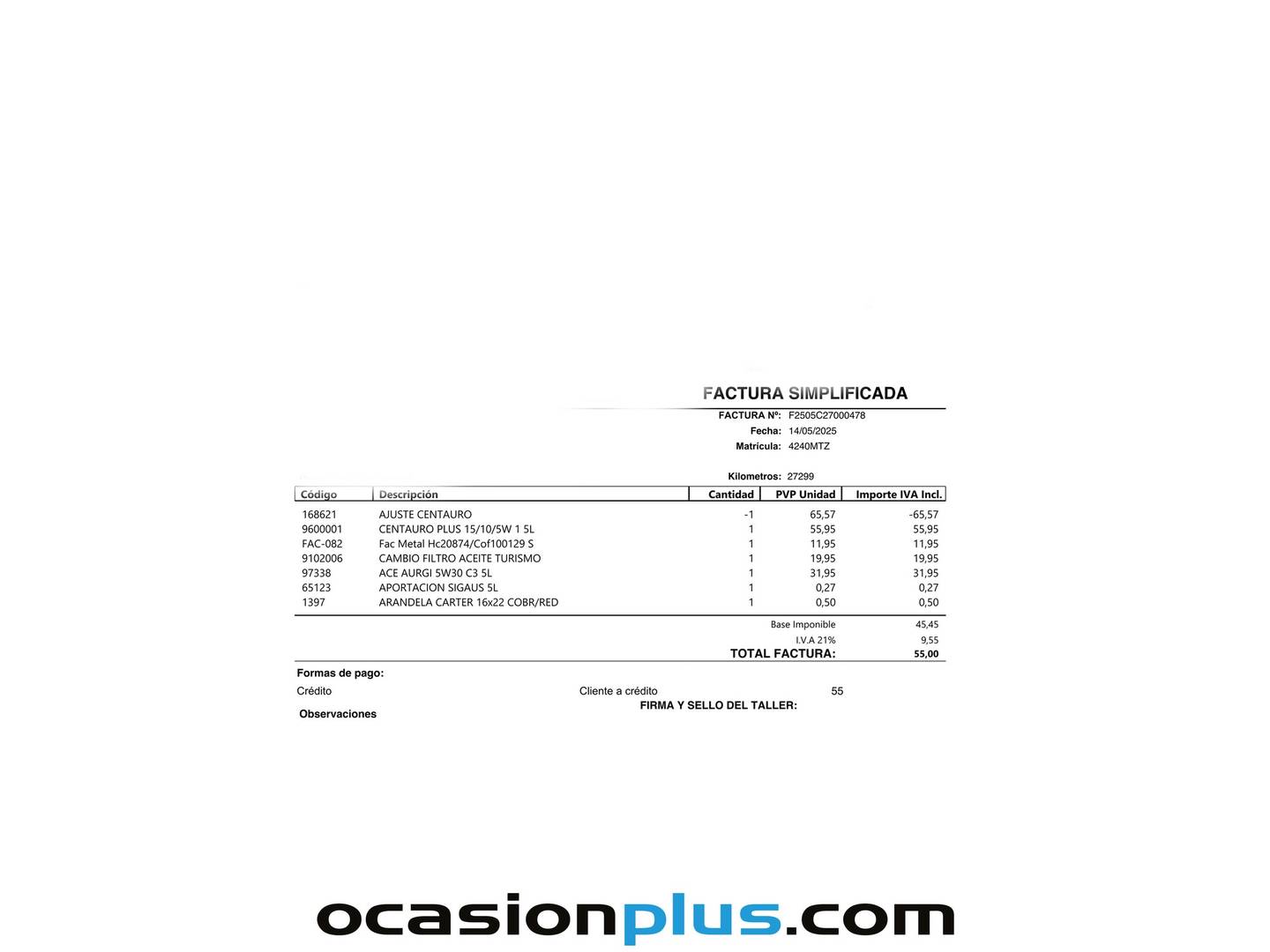 Foto del mantenimiento del Hyundai i30 Hyundai i30 1.0 TGDI N Line (100 CV)