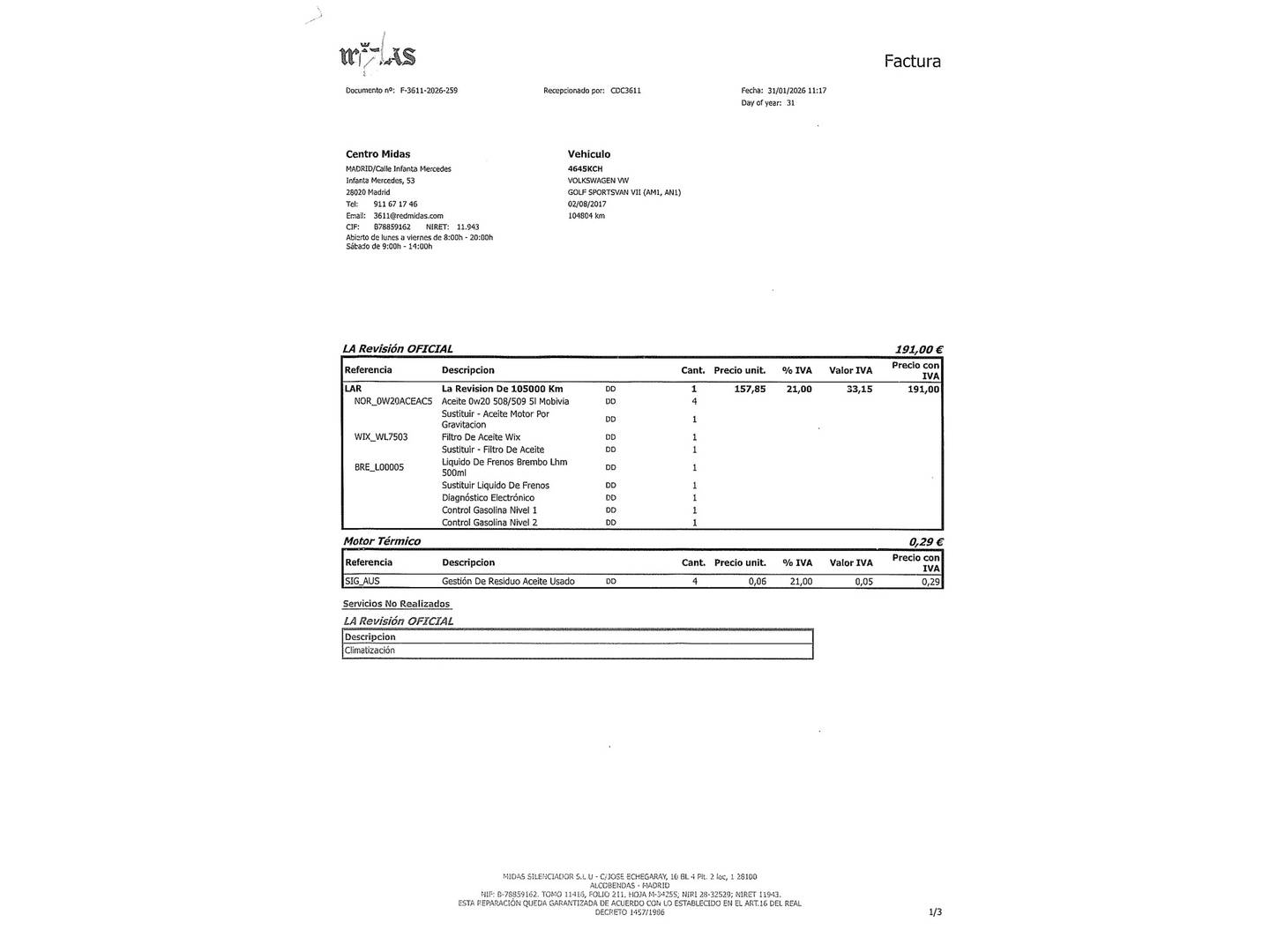 Foto Volkswagen Golf Volkswagen Golf Advance 1.4 TSI (125 CV)