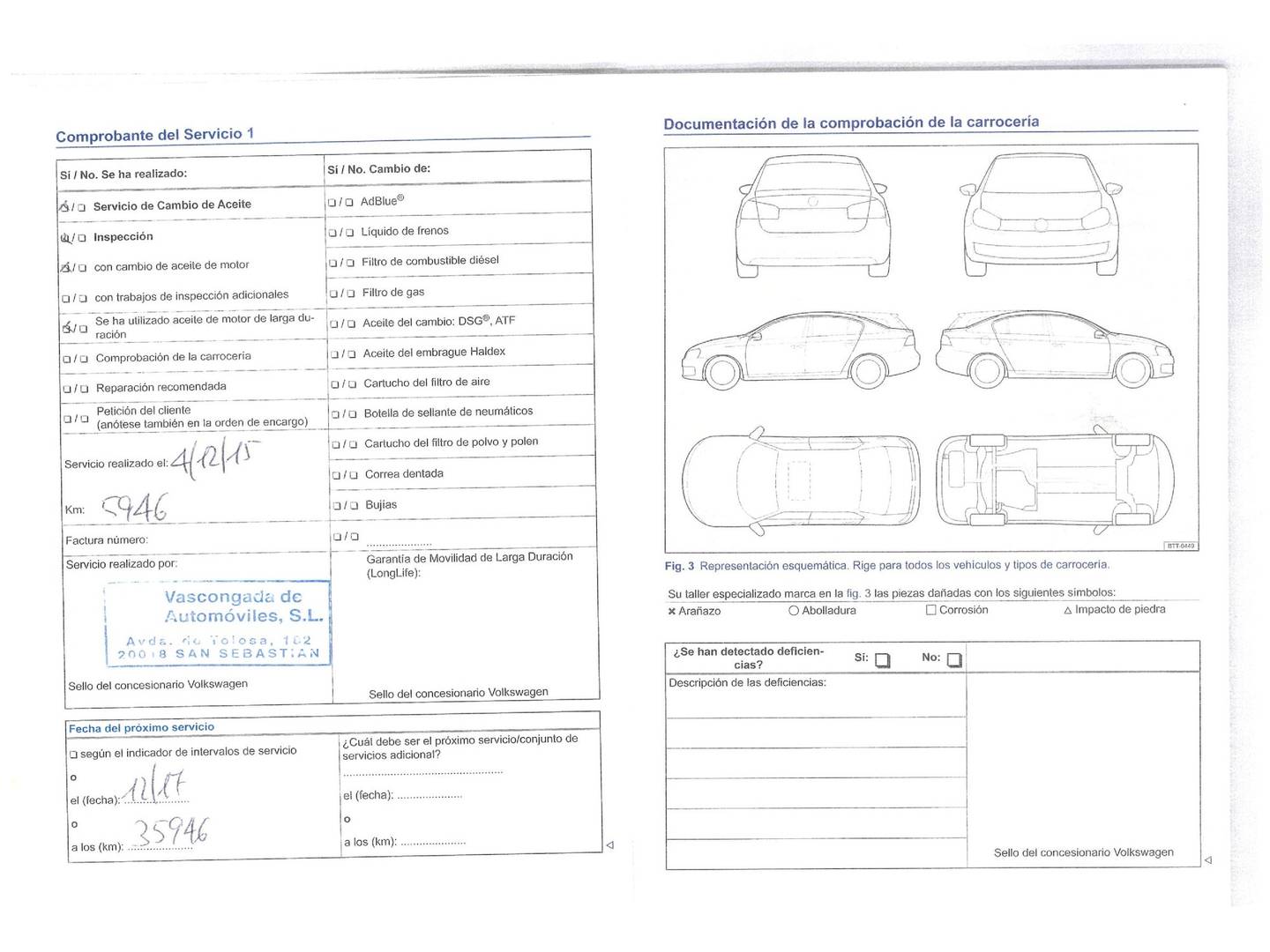 Foto del mantenimiento del Volkswagen Polo Volkswagen Polo Sport by R-Line 1.6 TDI (105 CV)