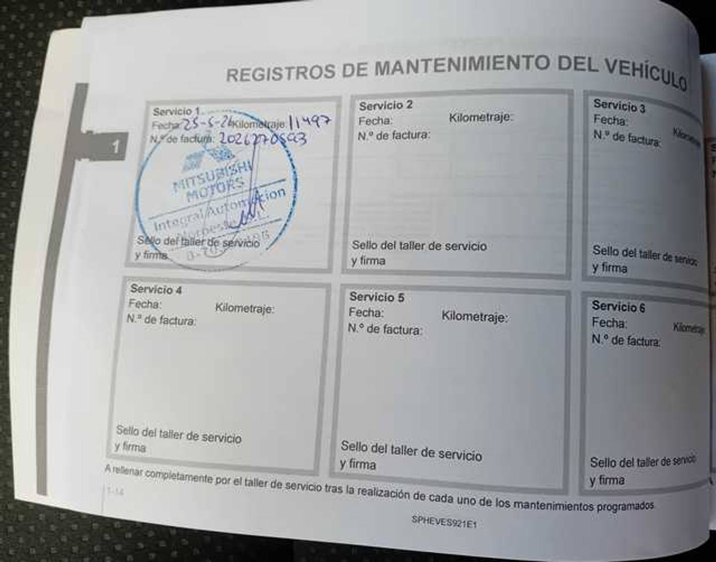 Foto del mantenimiento del Mitsubishi Eclipse Cross Mitsubishi Eclipse Cross 2.4 PHEV Kaiteki 4WD Auto (188 CV)