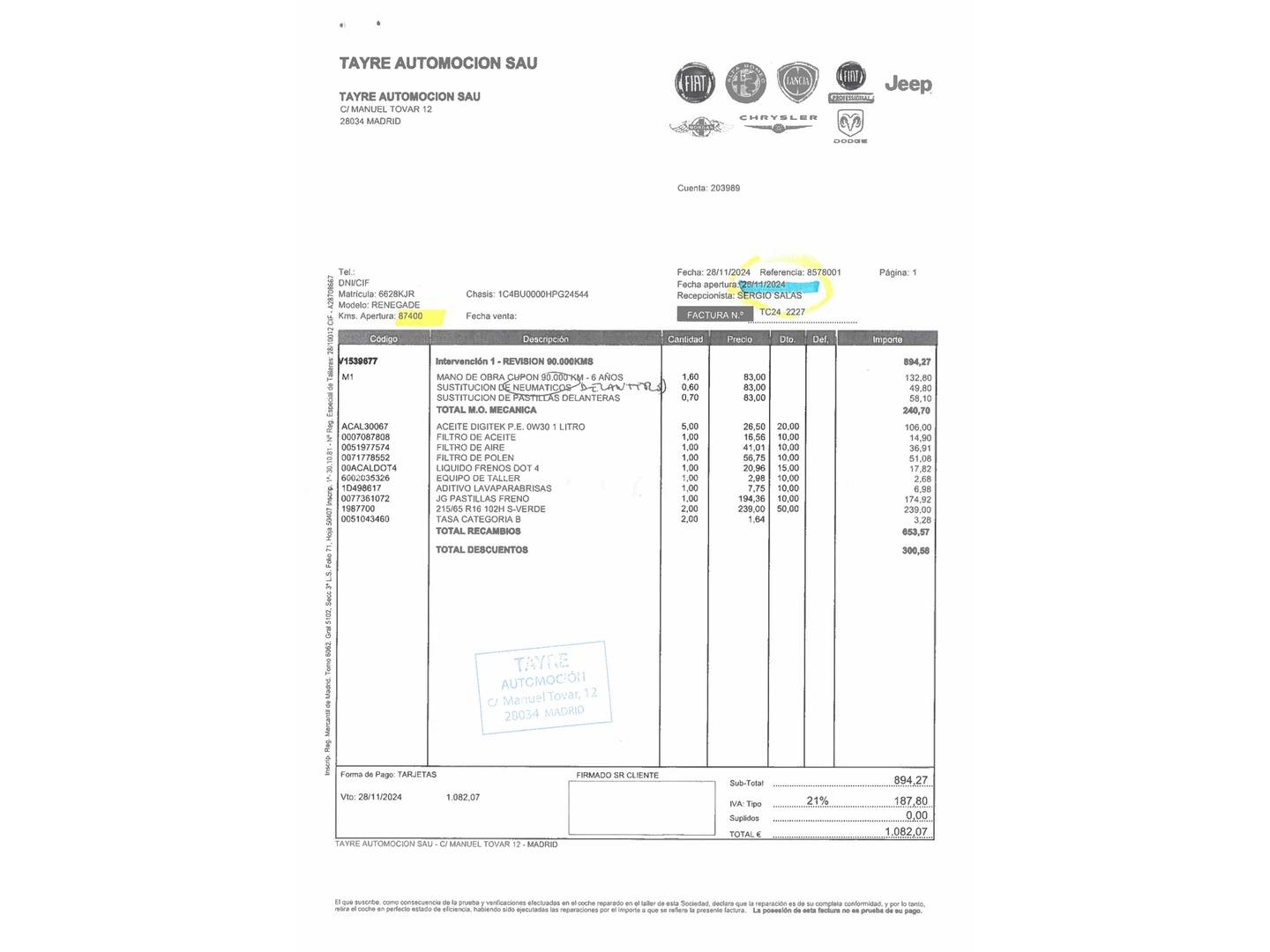 Foto Jeep Renegade Jeep Renegade 1.6 E-TORQ Sport FWD E6  (110 CV)