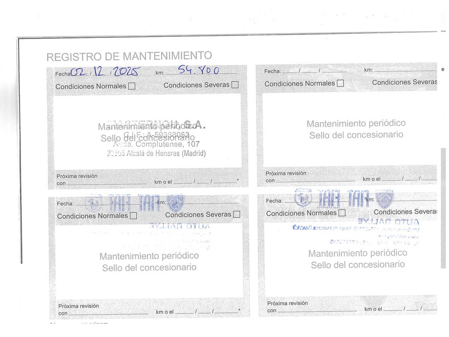Foto del mantenimiento del Peugeot 208 Peugeot 208 PureTech 100 Active Pack (100 CV)