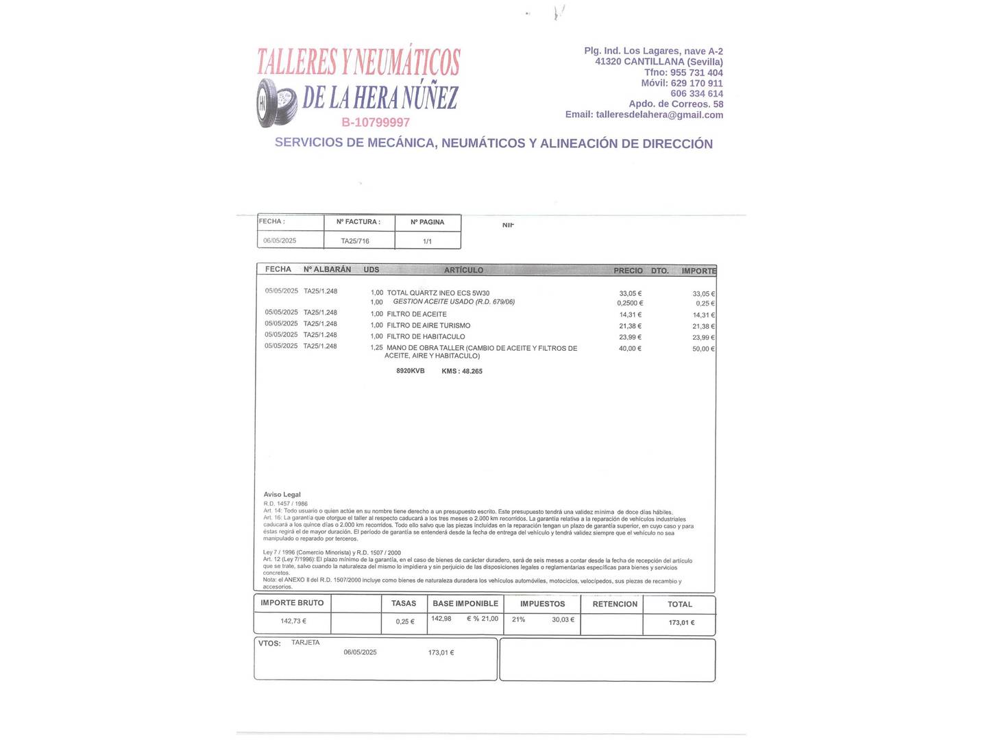 Foto del mantenimiento del Hyundai Tucson Hyundai Tucson 1.6 GDI Tecno 4x2  (132 CV)