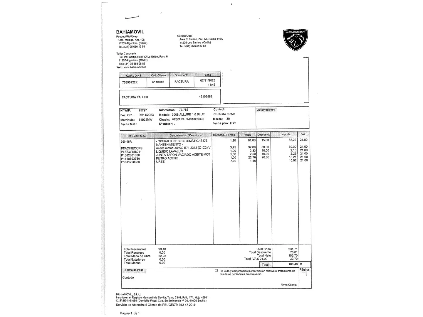 Foto Peugeot 3008 Peugeot 3008 1.6 BlueHDi FAP Allure (120 CV)