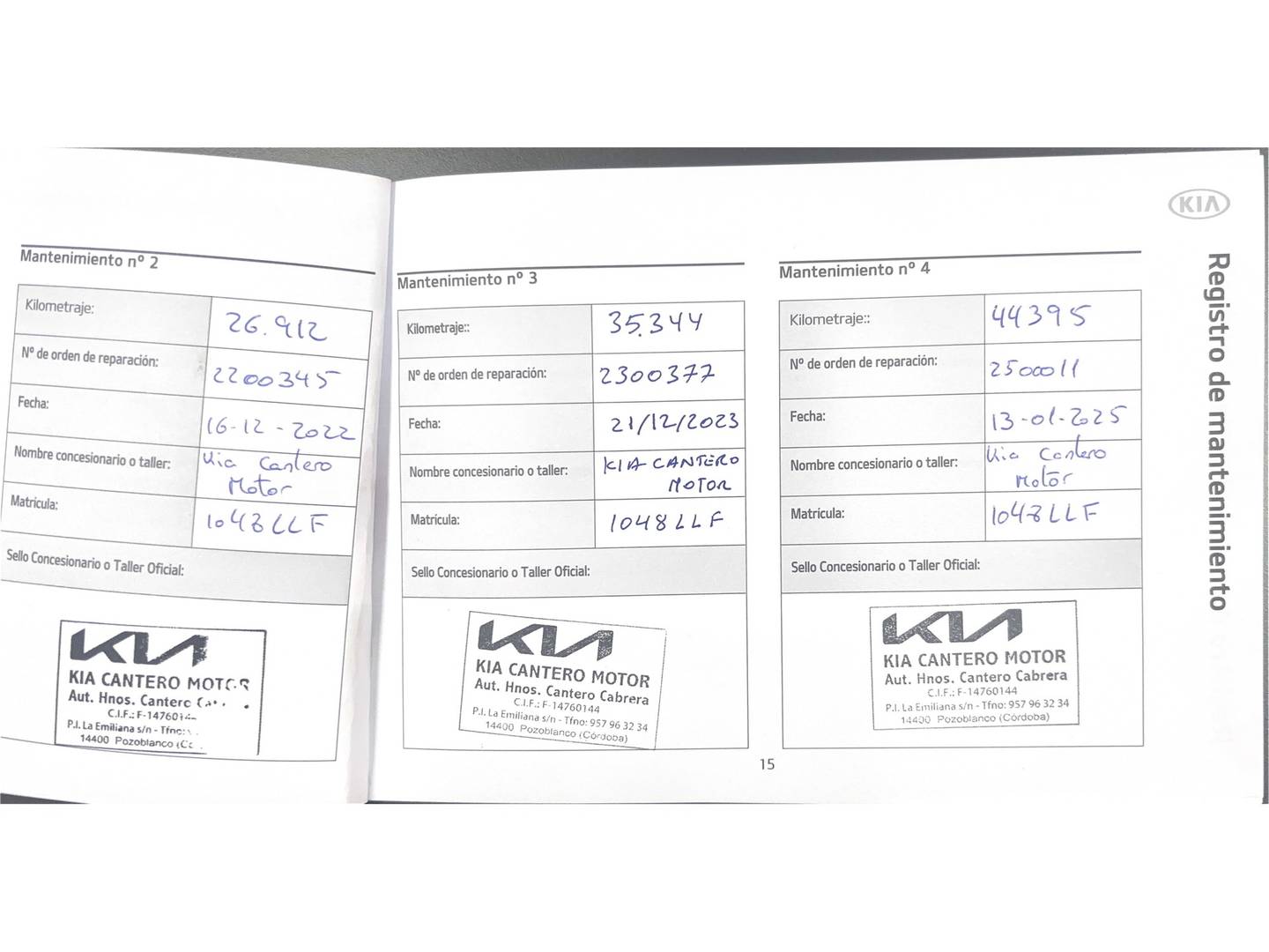 Foto del mantenimiento del KIA Sportage Kia Sportage 1.6 MHEV Concept 4x2 (115 CV)