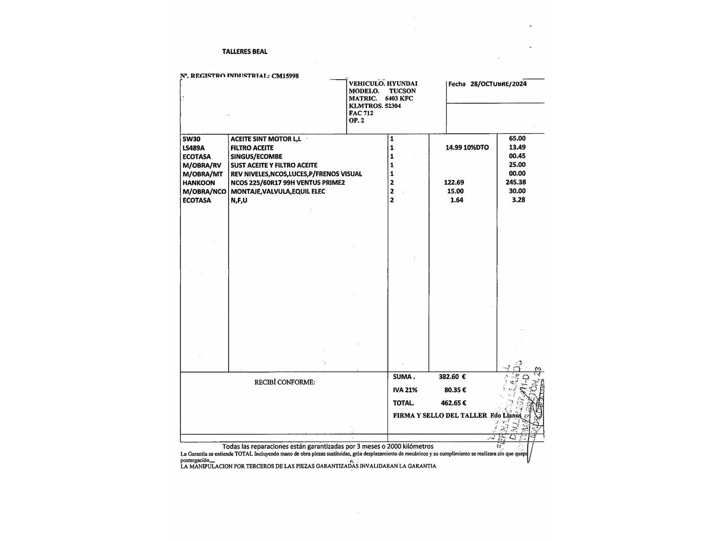 Foto Hyundai Tucson Hyundai Tucson 1.6 GDI BlueDrive 25 Aniversario 4x2 (131 CV)