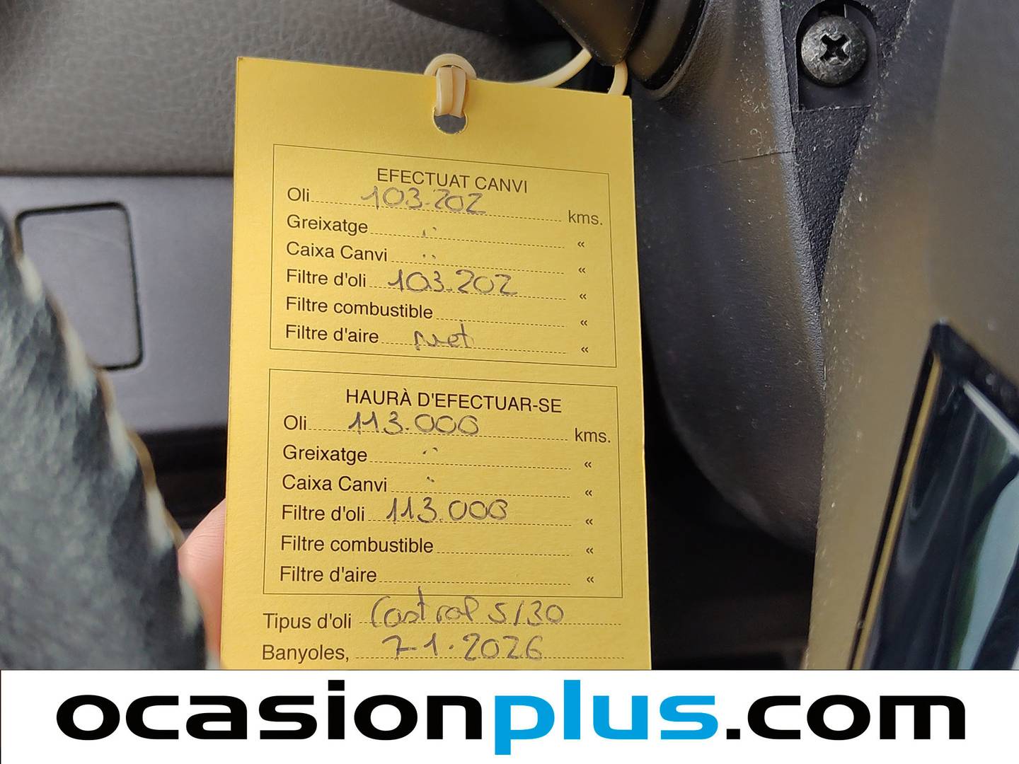 Foto del mantenimiento del Toyota Yaris Toyota Yaris 70 Active (69 CV)