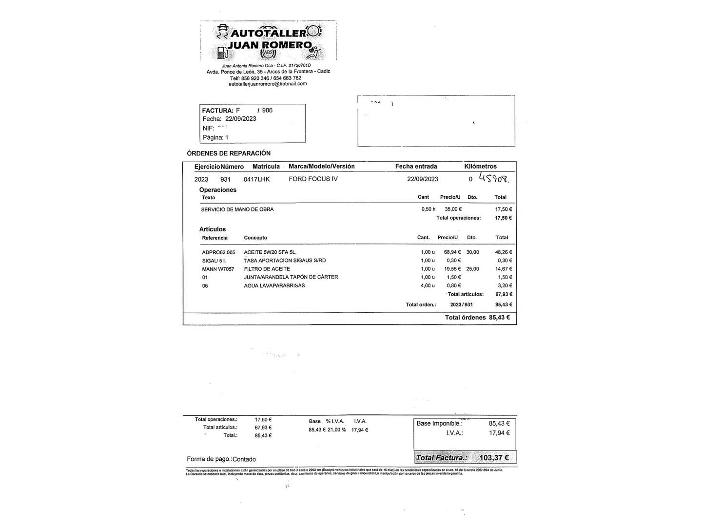Foto Ford Focus Ford Focus 1.0 Ecoboost ST-Line (125 CV)