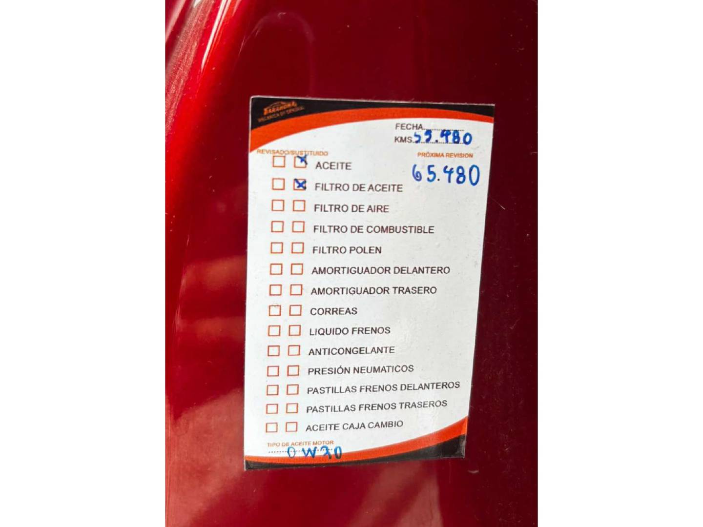 Foto del mantenimiento del Seat Arona Seat Arona 1.0 TGI GNC FR (90 CV)
