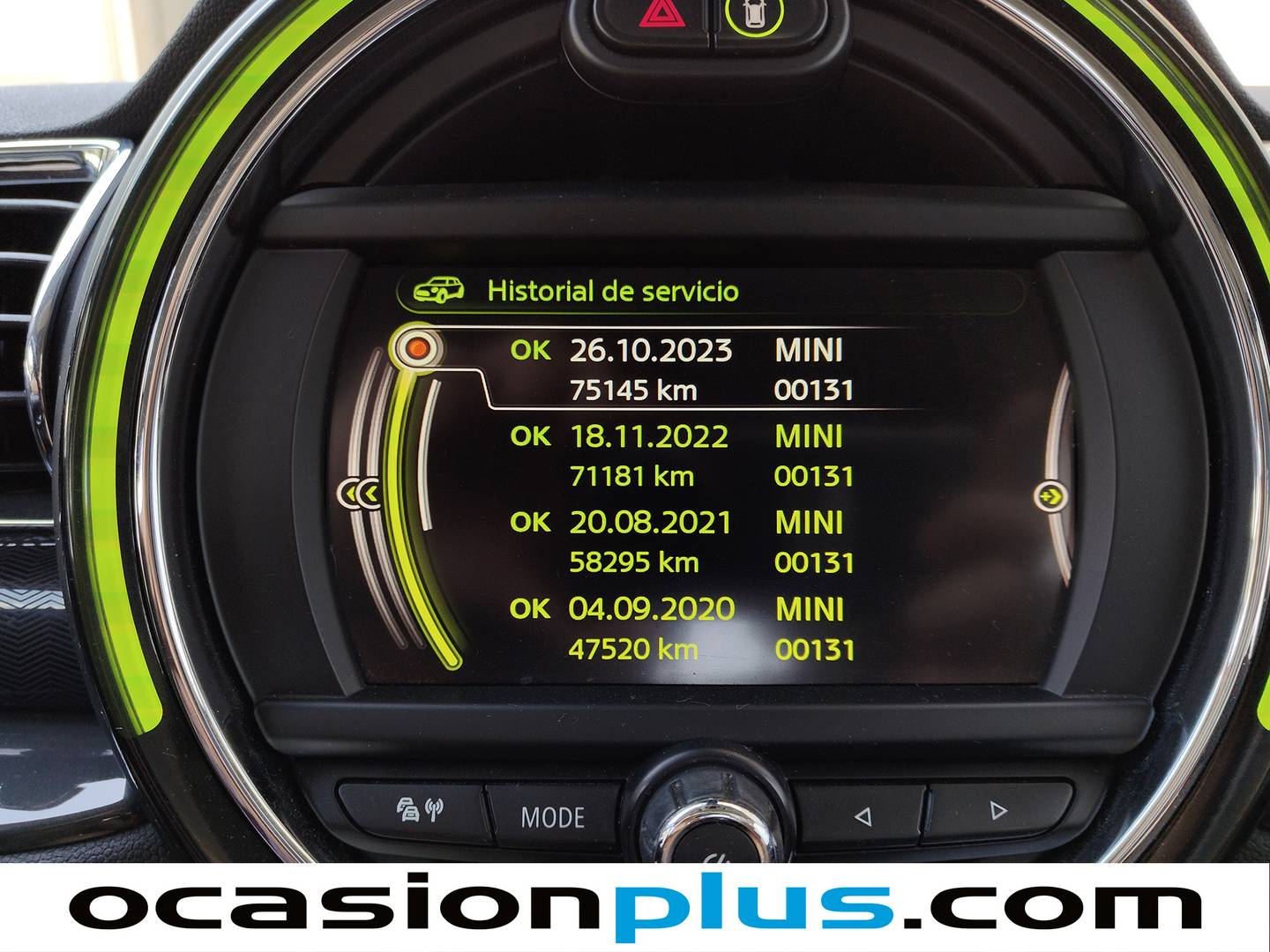 Foto del mantenimiento del Mini CLUBMAN Mini MINI Clubman One (102 CV)