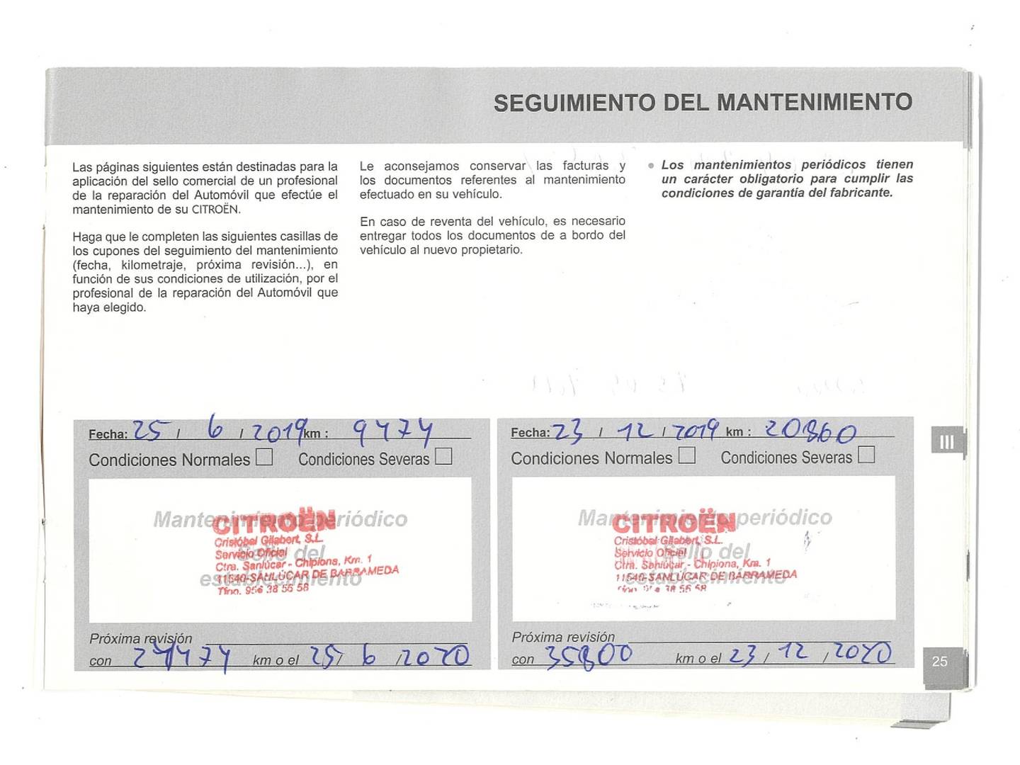 Foto del mantenimiento del Citroën Grand C4 Spacetourer Citroën Grand C4 Spacetourer BlueHDi 130 S&S Feel (130 CV) 7 Plazas