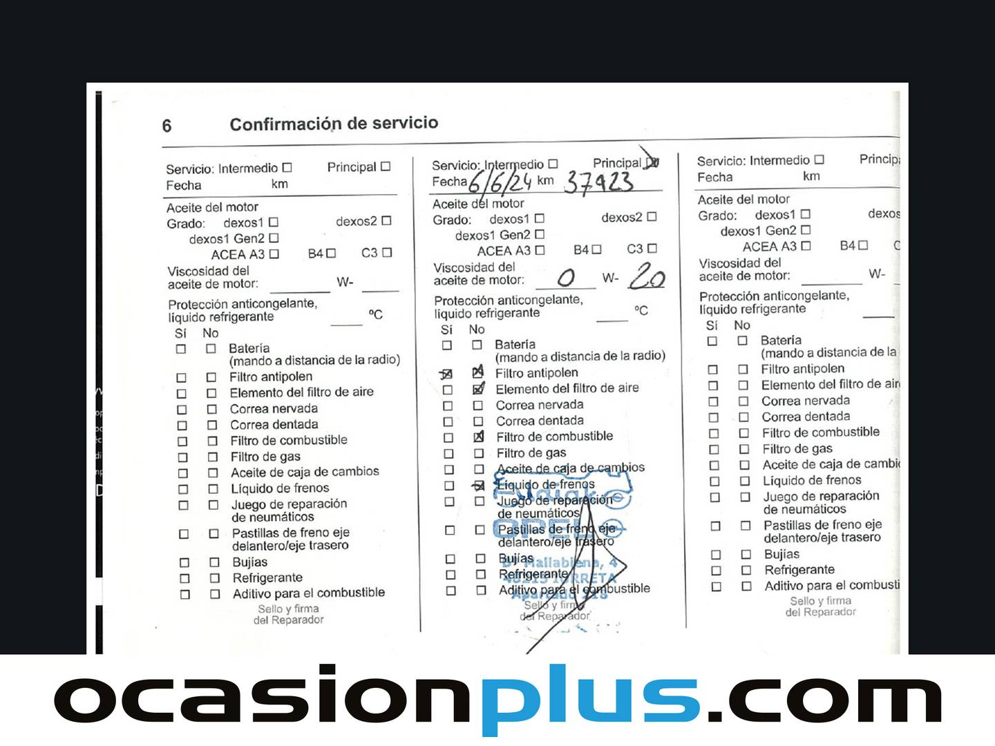 Foto del mantenimiento del Opel Astra Opel Astra 1.5 D Elegance (122 CV)