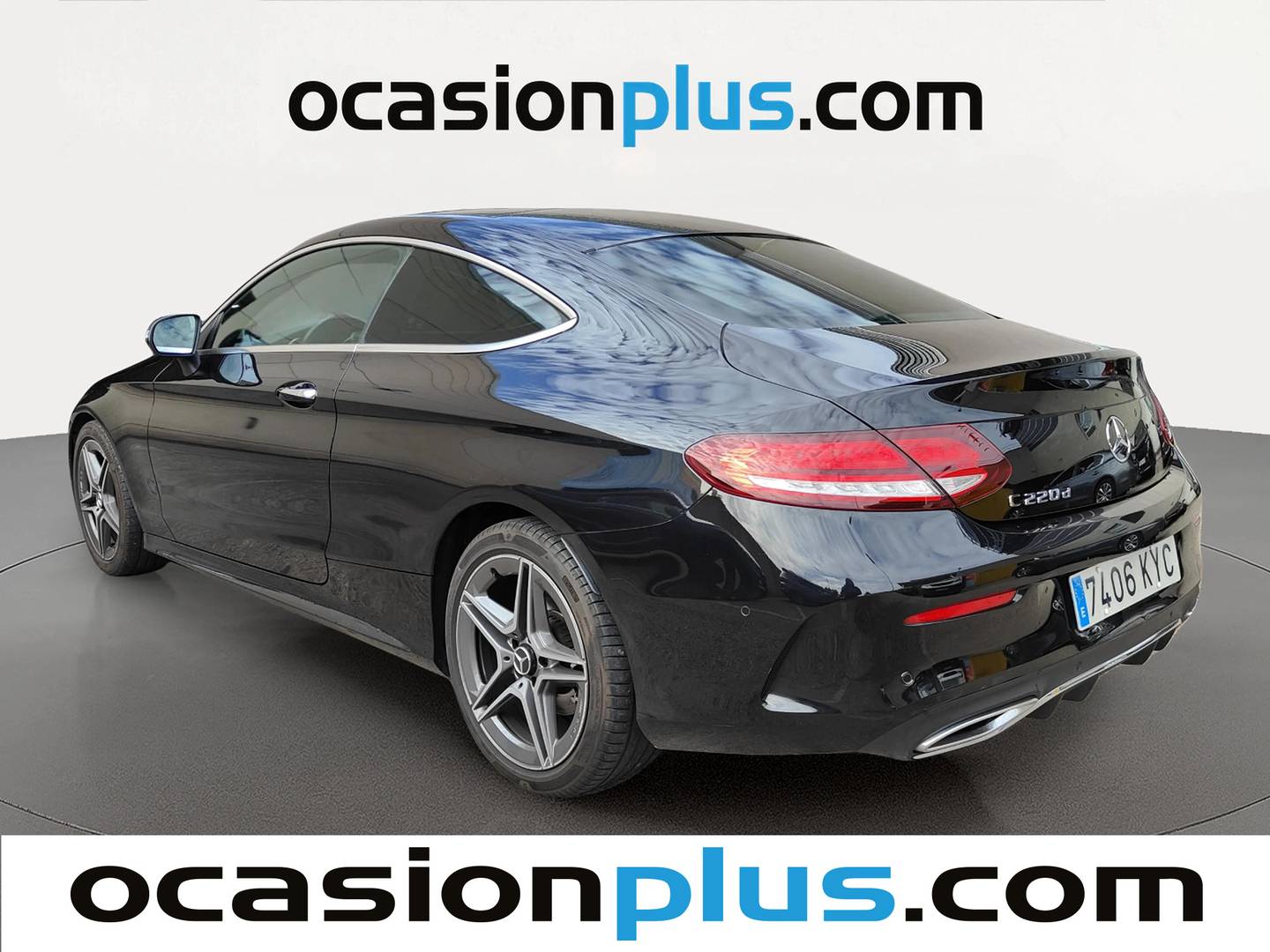 Foto trasera Mercedes Clase C Mercedes Clase C Coupe 220 d (194 CV) Pack AMG izquierda