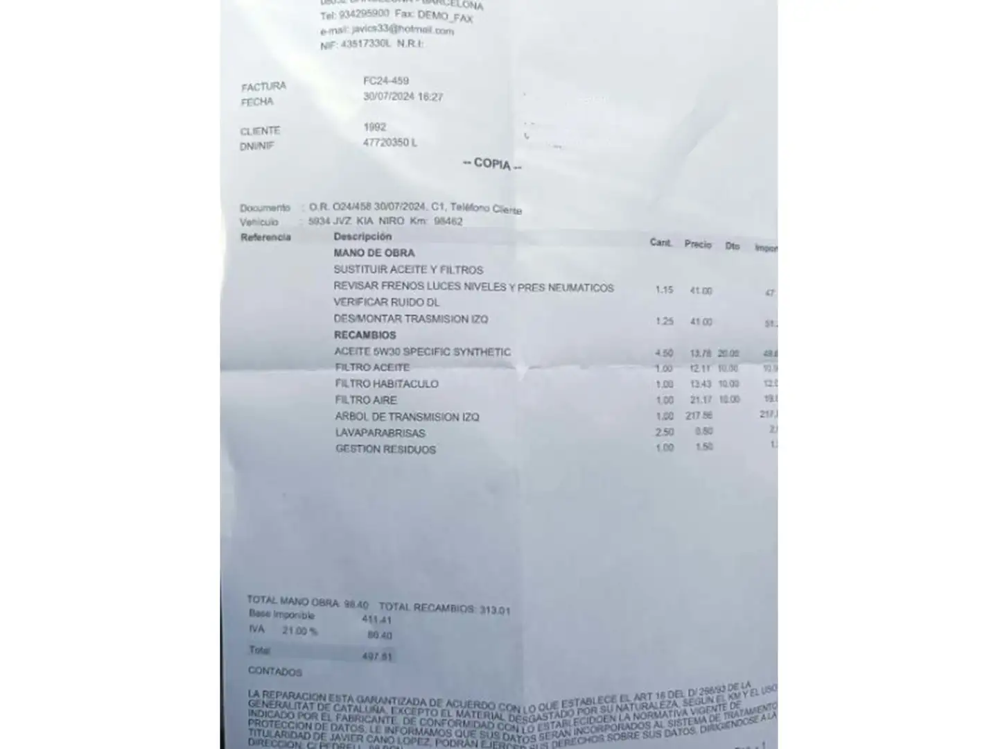 Foto KIA Niro Kia Niro 1.6 GDi HEV Híbrido Concept (141 CV)