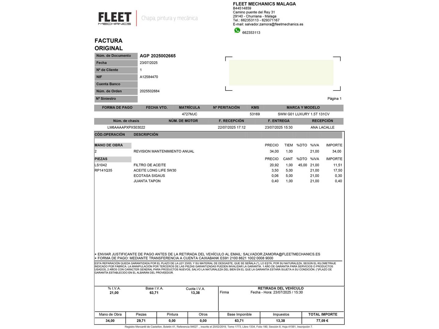 Foto SWM G01 SWM G01 1.5T Luxury (131 CV)