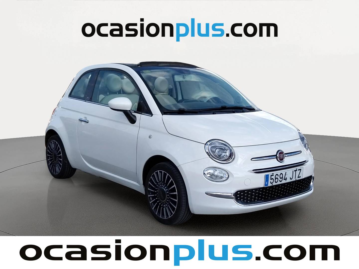Foto trasera Fiat 500C Fiat 500C 1.2 8v Cabrio Lounge (69 CV) izquierda