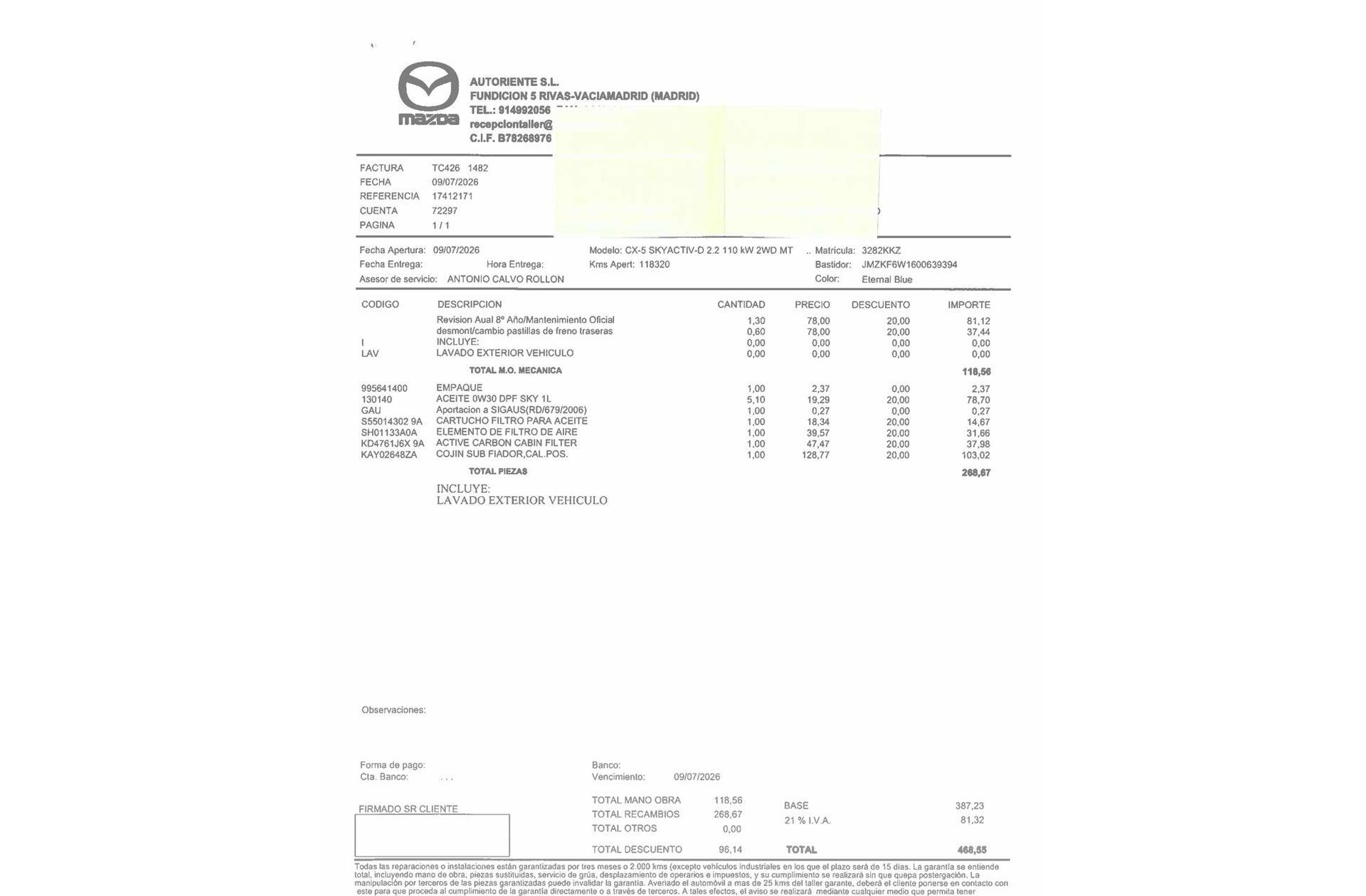 Mazda CX-5 2.2 DE Zenith 2WD - foto 20