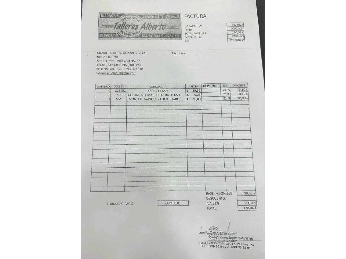 Foto del mantenimiento del Seat Ibiza Seat Ibiza 1.6 TDI Reference (90 CV)