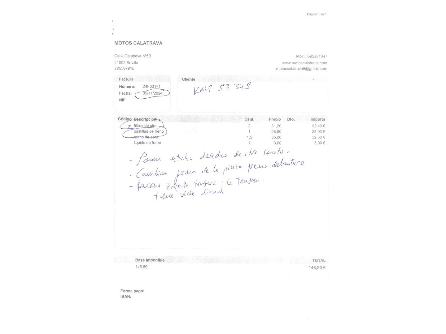 Foto del mantenimiento del Kawasaki W800 Cafe Style Kawasaki W800 Cafe Style (48 CV)