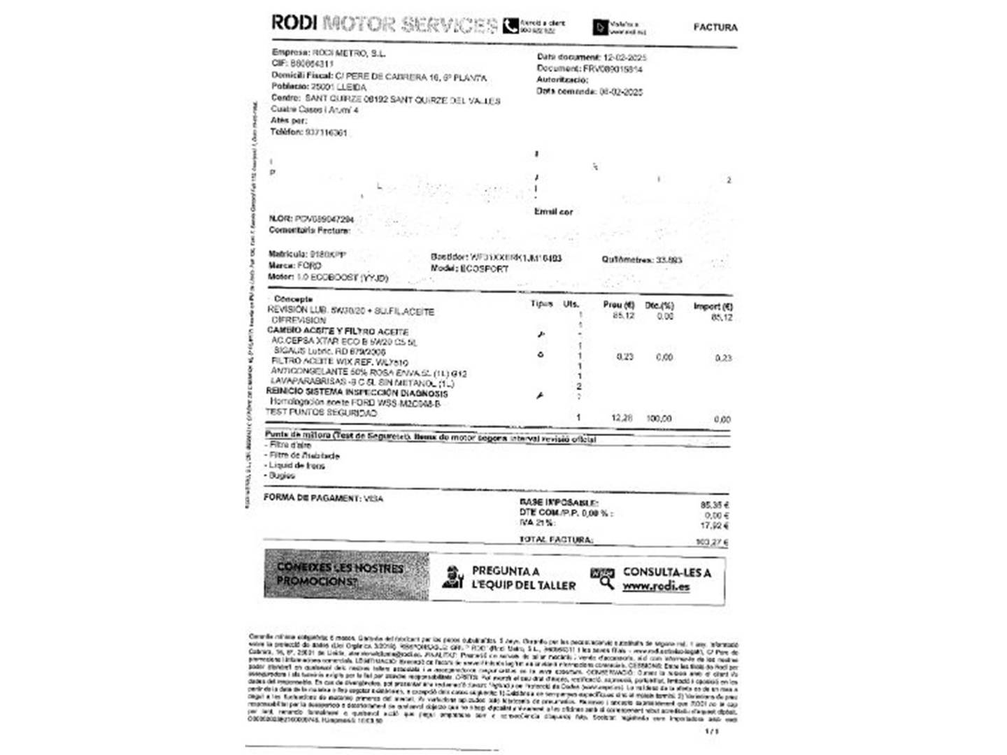 Foto Ford EcoSport Ford EcoSport 1.0T EcoBoost S&S Titanium (140 CV)