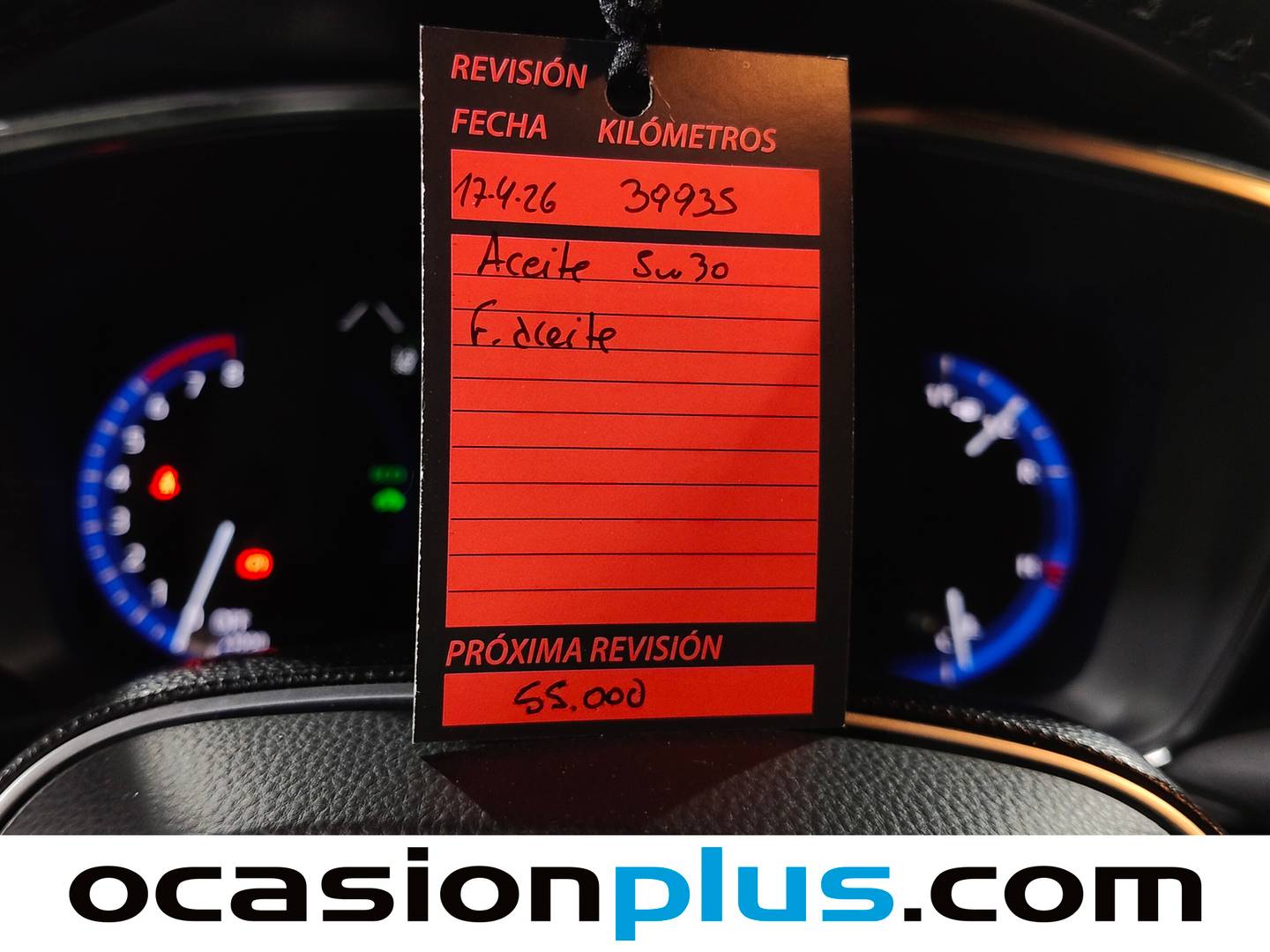 Foto del mantenimiento del Toyota Corolla Toyota Corolla 180H FEEL! E-CVT (180 CV)